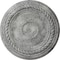 Ekena Millwork Small Alexandria Medallion (Canopies up to 4 5/8"), 7 7/8"OD x 3/4"P, Ultra Pure White Crackle CM07ALUWC - alternate 1